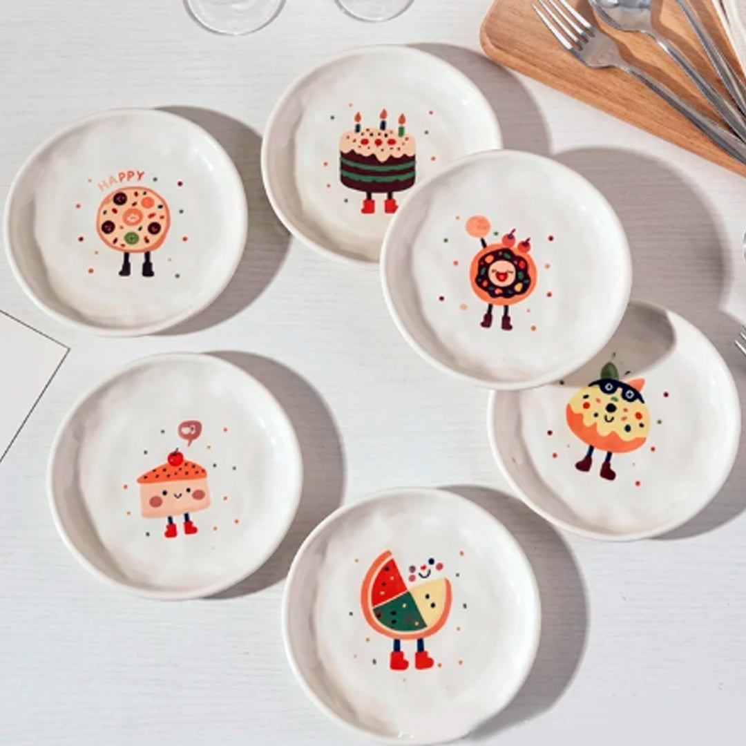 Set Yummy (6 platitos de cerámica)