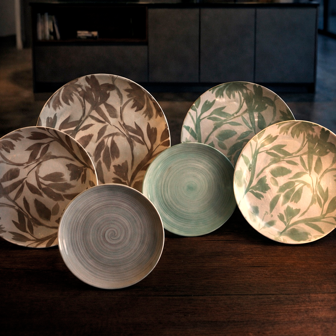 Set de Vajillas Milano Flowers