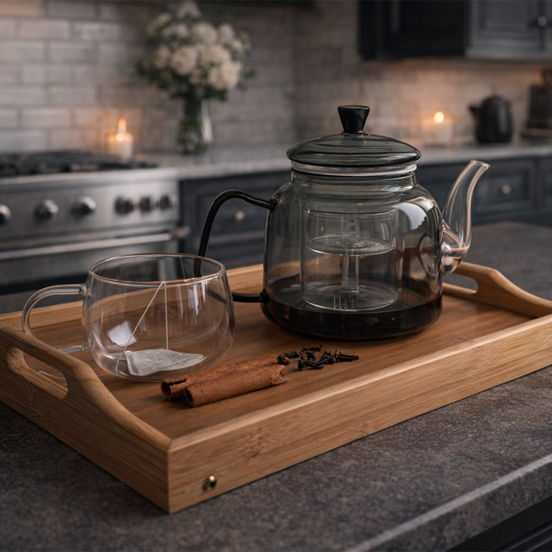 Tetera Aura 1200ml y Taza Aura de 320ml