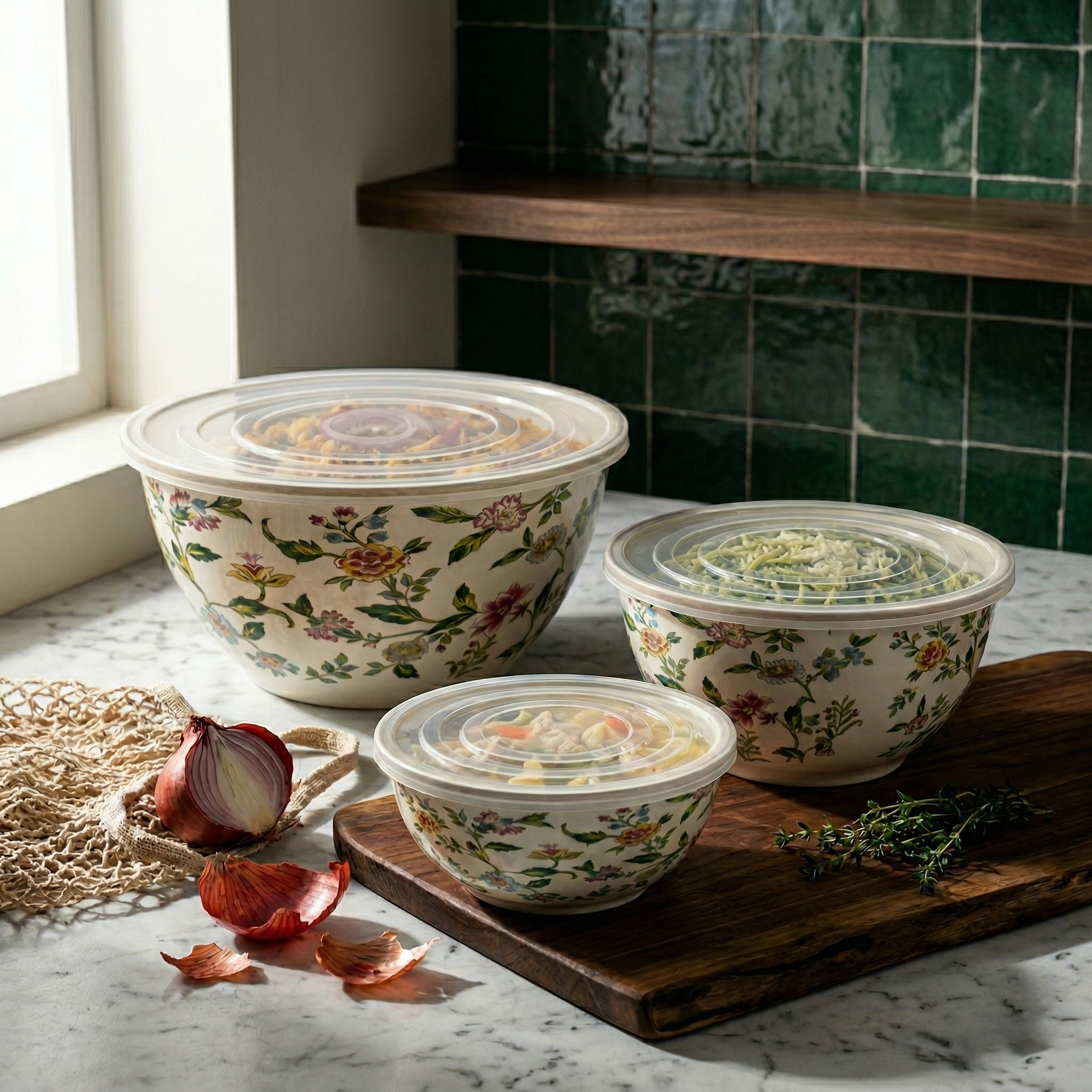 Set de Bowls Herméticos Vintage